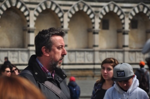 Our walking tour guide in Florence