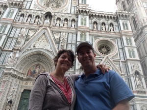 Ilise and I in front of the Duomo